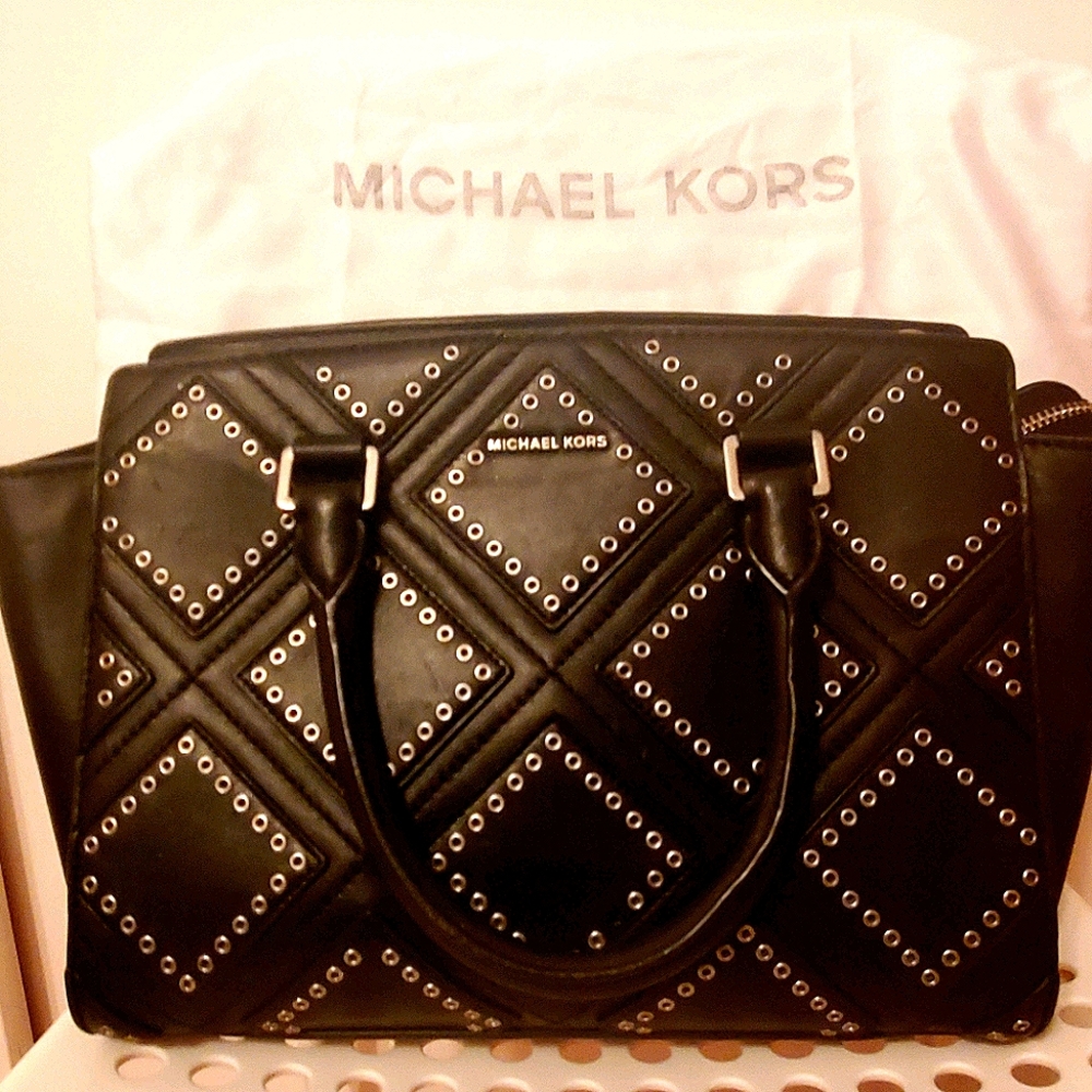 Michael KorsMichael Kors Diamond Grommet Satchel